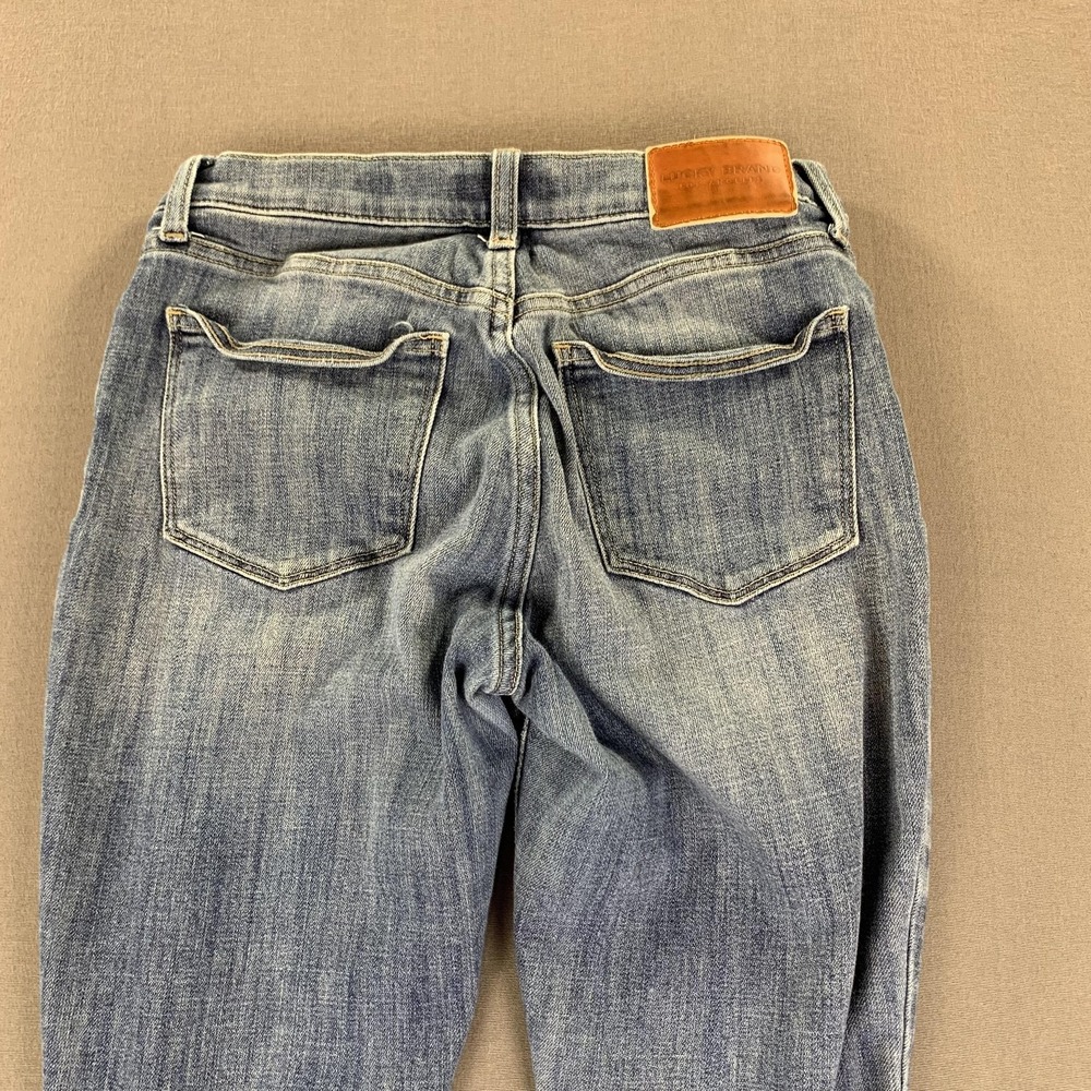 Lucky Brand Jeans Womens 8/30x25 Blue Mid Rise Ava Skinny Ankle Stretch‎ Denim
